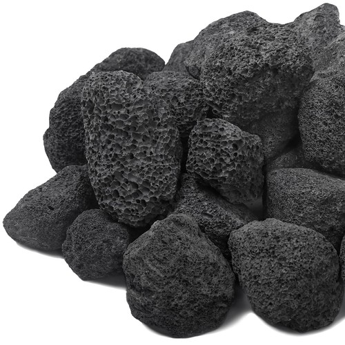 10lbs black lava - rock,, 2-4