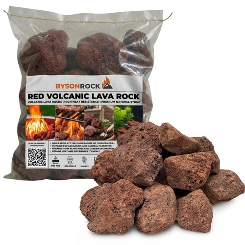 Lbs red lava - 10, rocks