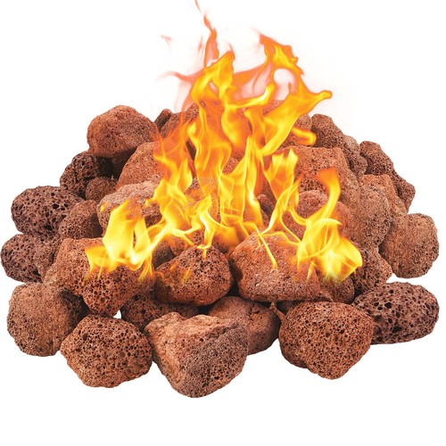 Pounds red lava - 10, rocks