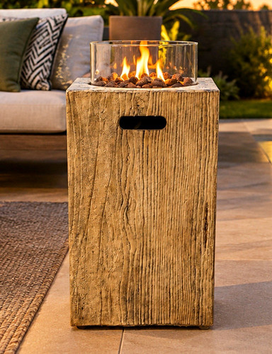 Rectangular bioethanol fire - bioethanol,