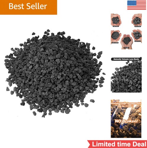 Natural lava rock granules - natural,